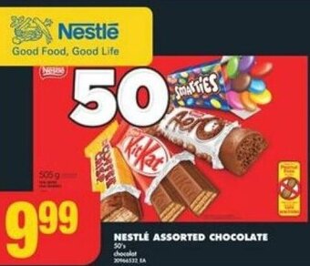 No Frills NESTLÉ ASSORTED CHOCOLATE 50's offer