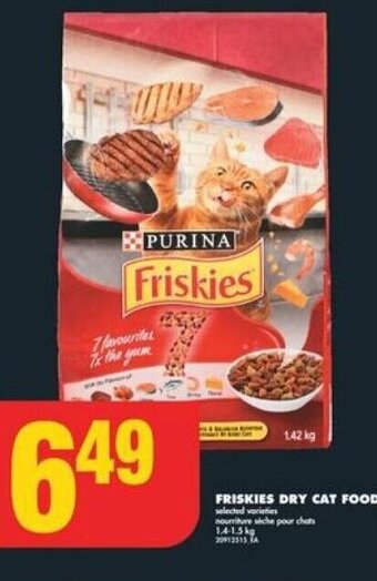 No Frills FRISKIES DRY CAT FOOD offer