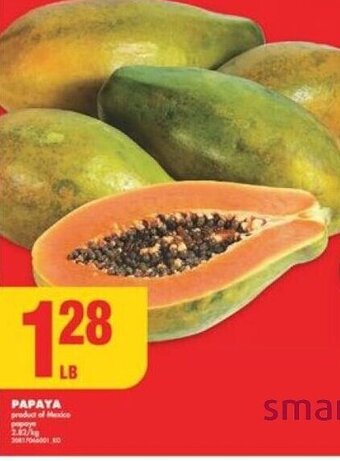 No Frills papaya offer