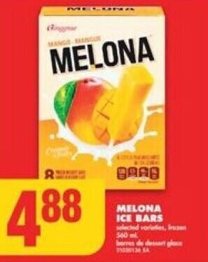 No Frills MELONA ICE BARS offer
