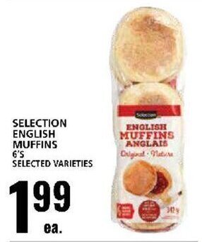 Food Basics SELECTION ENGLISH MUFFINS offer