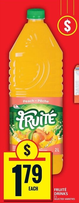 Food Basics FRUITÉ DRINKS offer