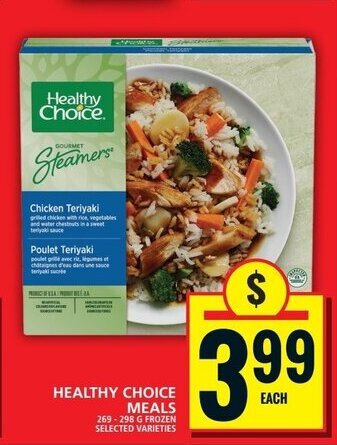 Food Basics HEALTHY CHOICE MEALS offer