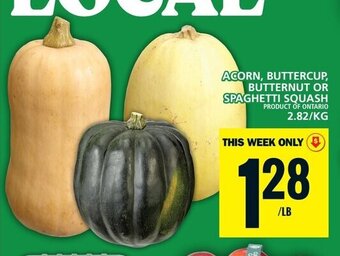 Food Basics ACORN, BUTTERCUP, BUTTERNUT OR SPAGHETTI SQUASH offer