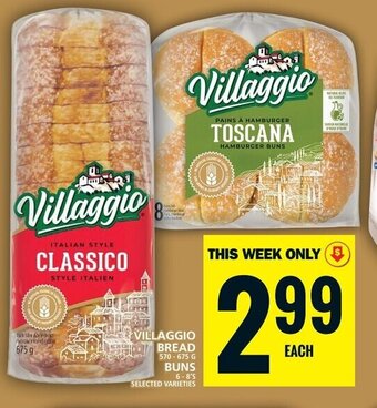 Food Basics VILLAGGIO BREAD OR BUNS offer