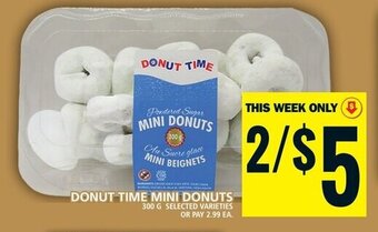 Food Basics DONUT TIME MINI DONUTS offer