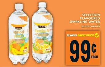 Food Basics SELECTION FLAVOURED SPARKLING WATER offer