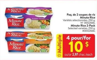 Walmart Minute Rice offer
