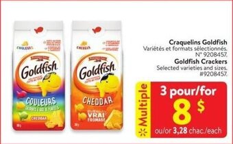 Walmart Goldfish Crackers offer