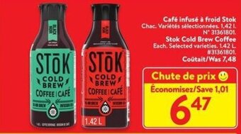 Walmart Stok Cold Brew Coffee offer