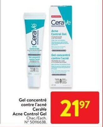 Walmart CeraVe Acne Control Gel offer