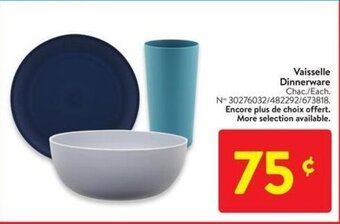 Walmart Vaisselle Dinnerware offer