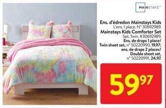 Walmart Mainstays Kids Comforter Set offer