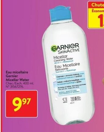 Walmart Garnier Micellar Water 400 ml offer