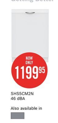 The Brick Bosch 300 series smart dishwasher with puredry and third rack - shs53cm2n offer