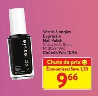 Walmart Expressie Nail Polish 10 ml offer