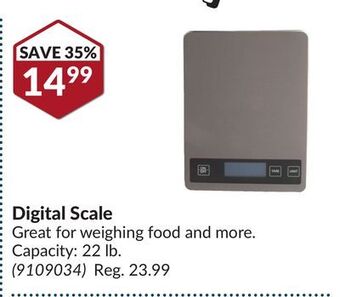 Princess Auto Digital scale offer