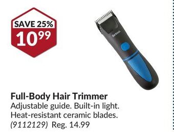 Princess Auto Full-body hair trimmer offer