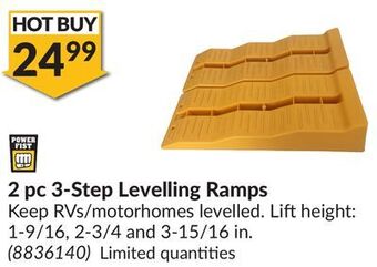 Princess Auto Power fist 2 pc 3-step levelling ramps offer