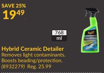 Princess Auto Hybrid ceramic detailer offer