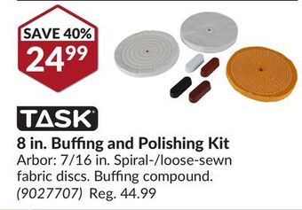 Princess Auto 8 in. buffing and polishing kit offer