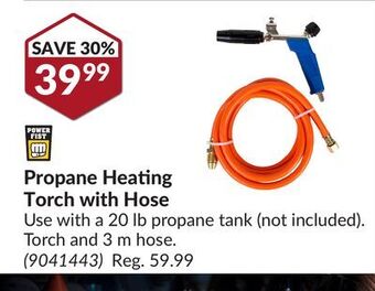 Propane Heating Torch with Hose Use with a 20 lb propane tank offer at Princess  Auto