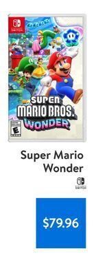 Walmart Super mario wonder offer