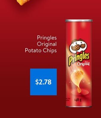 Walmart Pringles original potato chips offer