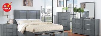 Bad Boy Superstore 6pc. queen storage bedroom set offer