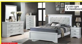 Bad Boy Superstore 6pc. led queen bedroom set offer