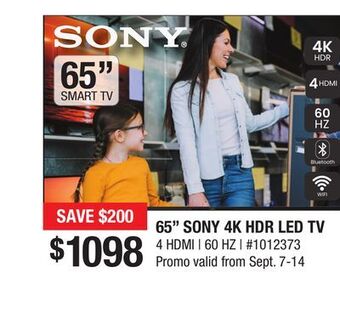 Bad Boy Superstore 65 sony 4k hdr led tv offer