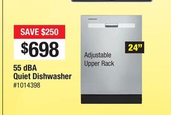 Bad Boy Superstore 55 dba quiet dishwasher offer