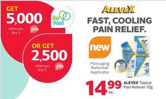 Rexall Alevex topical pain reliever offer