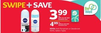 Rexall Nivea anti-perspirant or deodorant offer