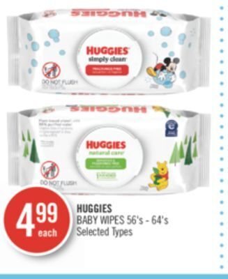 Shoppers Drug Mart Huggies baby wipes offer