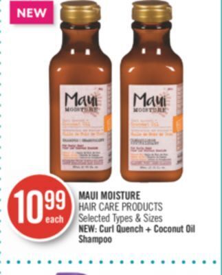 Shoppers Drug Mart Maui moisture hair care products offer
