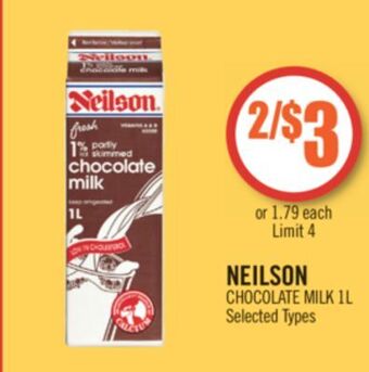 Shoppers Drug Mart Neilson chocolate milk offer