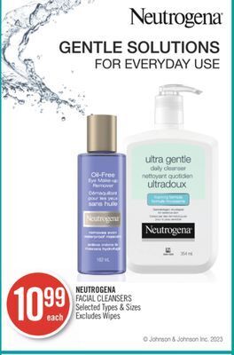 Shoppers Drug Mart Neutrogena facial cleansers offer
