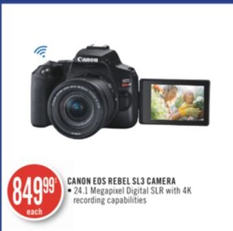 Shoppers Drug Mart Canon eos rebel sl3 camera offer