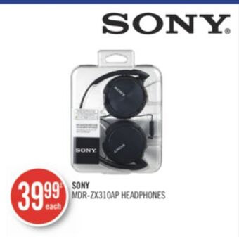 Shoppers Drug Mart Sony mdr-zx310ap headphones offer