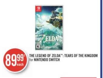Shoppers Drug Mart The legend of zelda : tears of the kingdom for nintendo switch offer