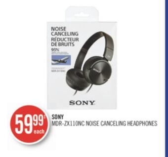 Shoppers Drug Mart Sony mdr-zx110nc noise canceling headphones offer