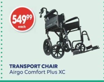 Shoppers Drug Mart Transport chair airgo comfort plus xc offer