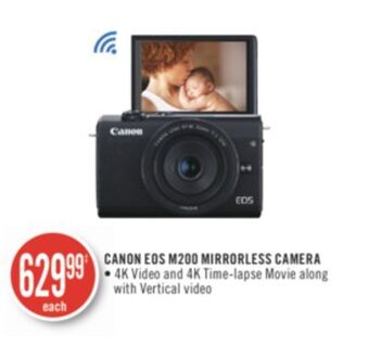 Shoppers Drug Mart Canon eos m200 mirrorless camera offer