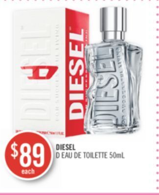 Shoppers Drug Mart Diesel d eau de toilette offer