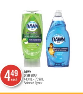 Shoppers Drug Mart Dawn dish soap offer