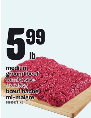 Independent City Market Medium ground beef offer