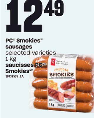 Independent City Market Pc smokies sausages, 1 kg offer