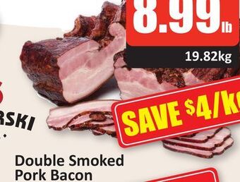 Starsky Double smoked pork bacon offer