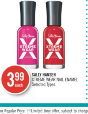 Shoppers Drug Mart Sally hansen xtreme wear nail enamel offer